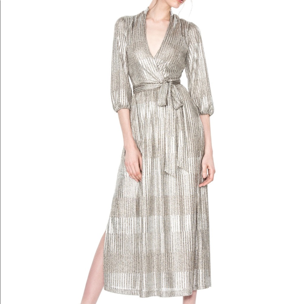Alice + Olivia Katina midi dress
